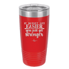 It Doesn't Get Easier You Just Get Stronger 2 - Laser Engraved Stainless Steel Drinkware - 1642 -