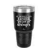 It Doesn't Get Easier You Just Get Stronger 2 - Laser Engraved Stainless Steel Drinkware - 1642 -