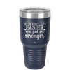 It Doesn't Get Easier You Just Get Stronger 2 - Laser Engraved Stainless Steel Drinkware - 1642 -