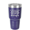 It Doesn't Get Easier You Just Get Stronger 2 - Laser Engraved Stainless Steel Drinkware - 1642 -