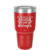 It Doesn't Get Easier You Just Get Stronger 2 - Laser Engraved Stainless Steel Drinkware - 1642 -