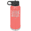 It Doesn't Get Easier You Just Get Stronger 2 - Laser Engraved Stainless Steel Drinkware - 1642 -