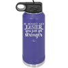 It Doesn't Get Easier You Just Get Stronger 2 - Laser Engraved Stainless Steel Drinkware - 1642 -