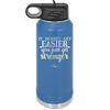 It Doesn't Get Easier You Just Get Stronger 2 - Laser Engraved Stainless Steel Drinkware - 1642 -