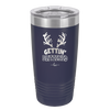 Getting Blitzened - Laser Engraved Stainless Steel Drinkware - 1643 -