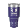 Getting Blitzened - Laser Engraved Stainless Steel Drinkware - 1643 -