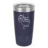 Fa La Rawr Rawr Dinosaur - Laser Engraved Stainless Steel Drinkware - 1644 -