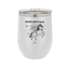 Merry Christmas Santa Unicorn - Laser Engraved Stainless Steel Drinkware - 1645 -