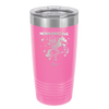 Merry Christmas Santa Unicorn - Laser Engraved Stainless Steel Drinkware - 1645 -