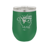 Dear Santa Dinosaur - Laser Engraved Stainless Steel Drinkware - 1646 -
