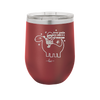 Dear Santa Dinosaur - Laser Engraved Stainless Steel Drinkware - 1646 -