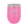 Dear Santa Dinosaur - Laser Engraved Stainless Steel Drinkware - 1646 -