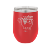 Dear Santa Dinosaur - Laser Engraved Stainless Steel Drinkware - 1646 -