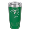 Dear Santa Dinosaur - Laser Engraved Stainless Steel Drinkware - 1646 -