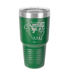 Dear Santa Dinosaur - Laser Engraved Stainless Steel Drinkware - 1646 -