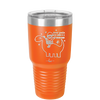 Dear Santa Dinosaur - Laser Engraved Stainless Steel Drinkware - 1646 -