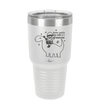 Dear Santa Dinosaur - Laser Engraved Stainless Steel Drinkware - 1646 -