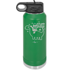 Dear Santa Dinosaur - Laser Engraved Stainless Steel Drinkware - 1646 -
