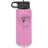 Dear Santa Dinosaur - Laser Engraved Stainless Steel Drinkware - 1646 -