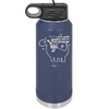 Dear Santa Dinosaur - Laser Engraved Stainless Steel Drinkware - 1646 -