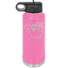 Dear Santa Dinosaur - Laser Engraved Stainless Steel Drinkware - 1646 -