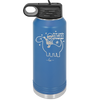Dear Santa Dinosaur - Laser Engraved Stainless Steel Drinkware - 1646 -