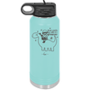 Dear Santa Dinosaur - Laser Engraved Stainless Steel Drinkware - 1646 -