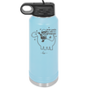 Dear Santa Dinosaur - Laser Engraved Stainless Steel Drinkware - 1646 -