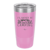 I'd Rather Be Camping Fifth Wheel - Laser Engraved Stainless Steel Drinkware - 1648 -