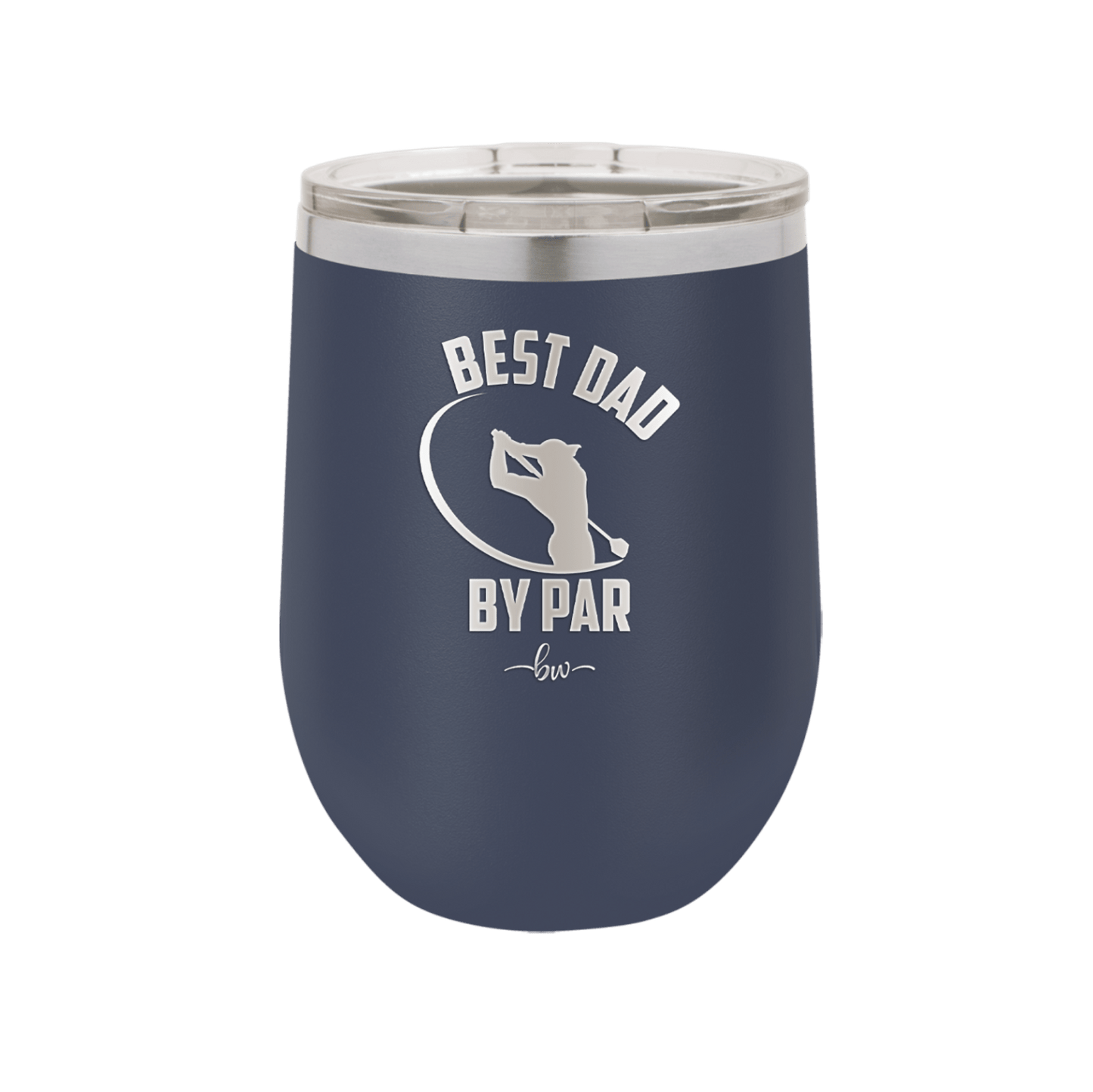 Best Dad by Par 1 Golf Dad - Laser Engraved Stainless Steel Drinkware - 1650 -
