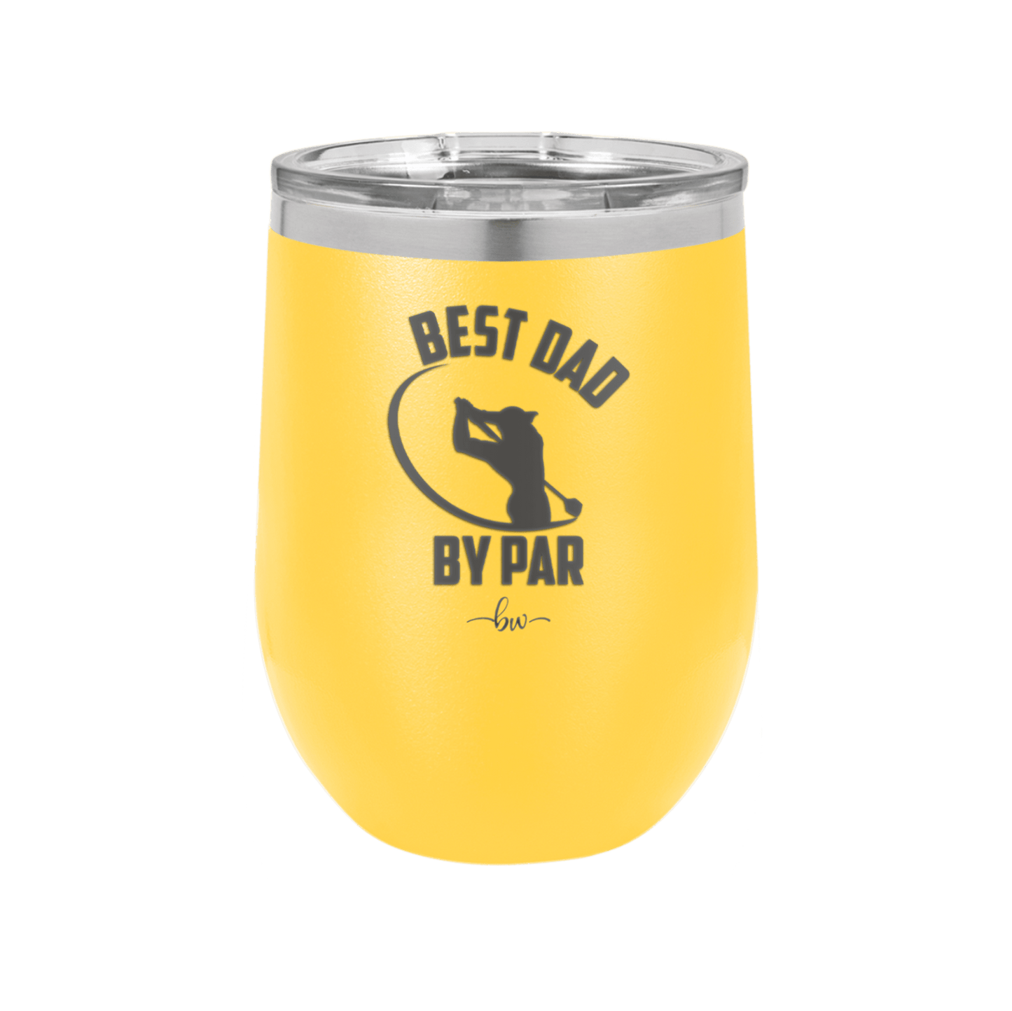Best Dad by Par 1 Golf Dad - Laser Engraved Stainless Steel Drinkware - 1650 -