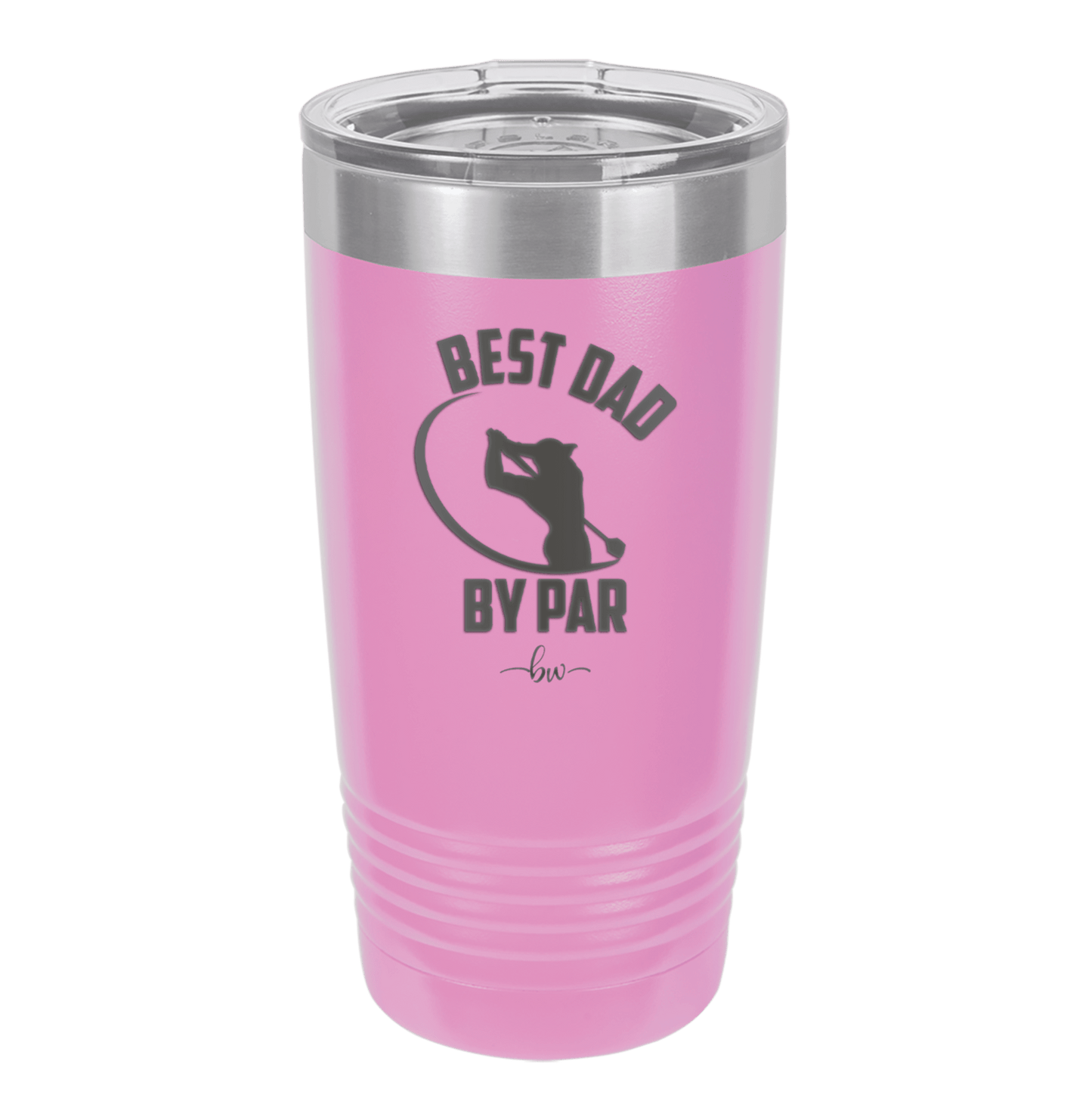 Best Dad by Par 1 Golf Dad - Laser Engraved Stainless Steel Drinkware - 1650 -