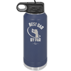 Best Dad by Par 1 Golf Dad - Laser Engraved Stainless Steel Drinkware - 1650 -