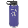 Best Dad by Par 1 Golf Dad - Laser Engraved Stainless Steel Drinkware - 1650 -
