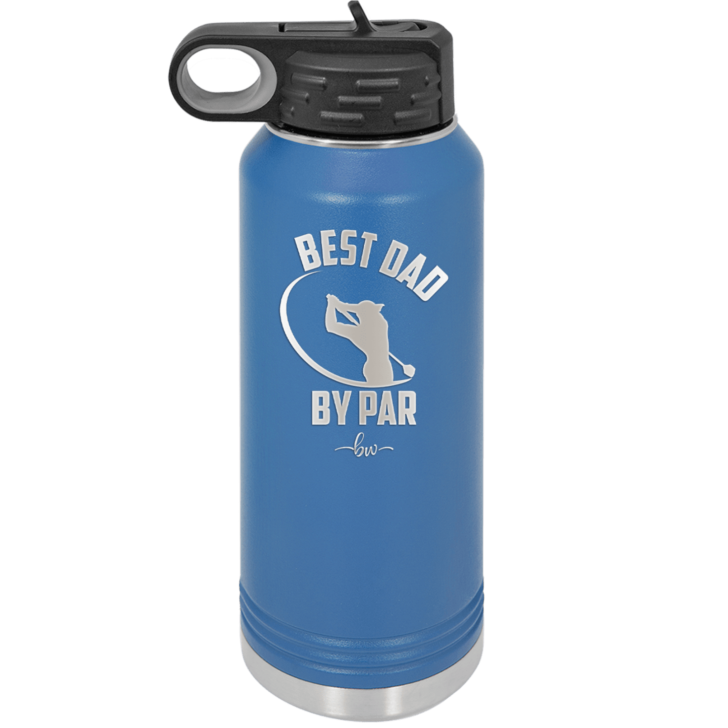 Best Dad by Par 1 Golf Dad - Laser Engraved Stainless Steel Drinkware - 1650 -