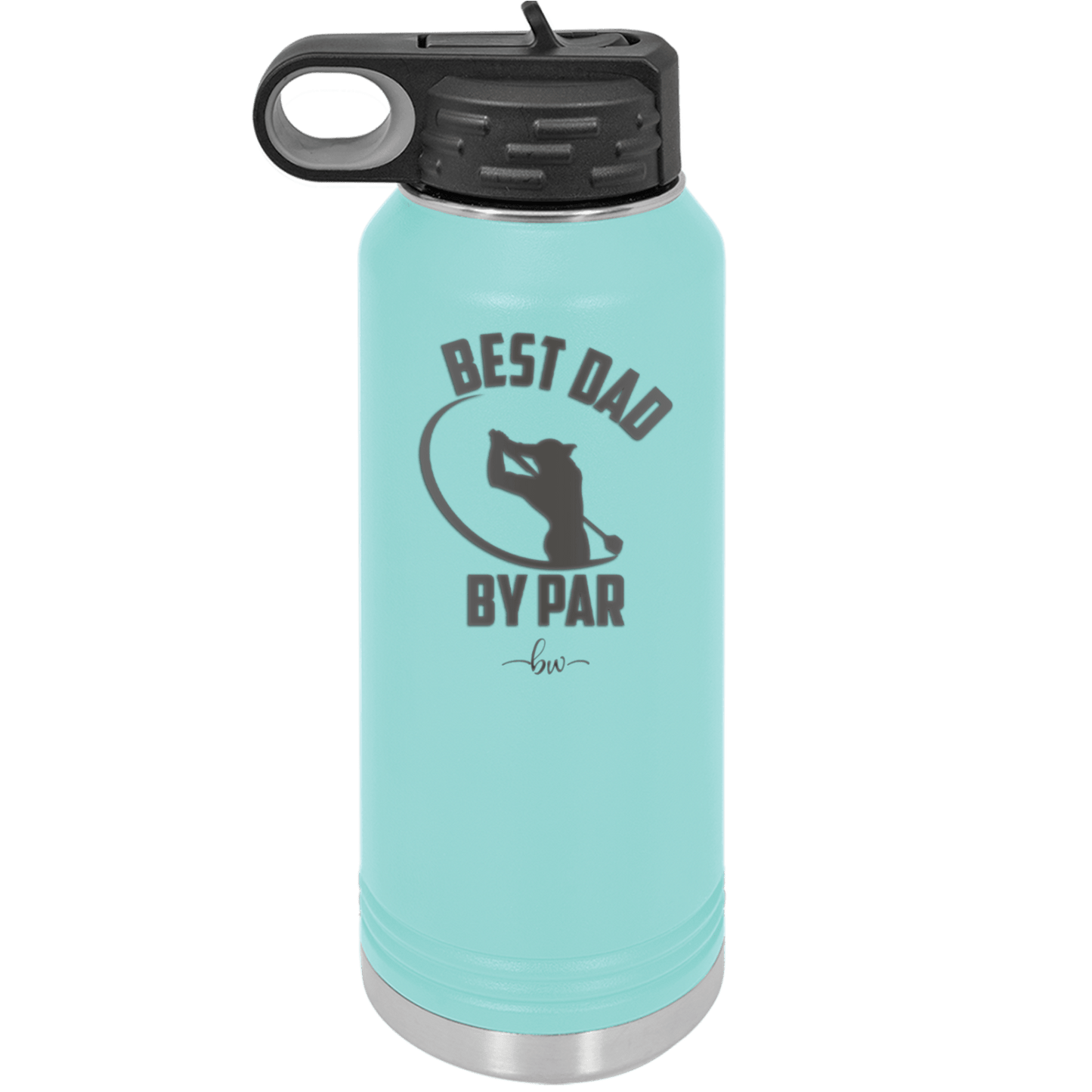 Best Dad by Par 1 Golf Dad - Laser Engraved Stainless Steel Drinkware - 1650 -