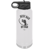 Best Dad by Par 1 Golf Dad - Laser Engraved Stainless Steel Drinkware - 1650 -