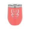 Best Dad by Par 3 Golf Dad - Laser Engraved Stainless Steel Drinkware - 1652 -