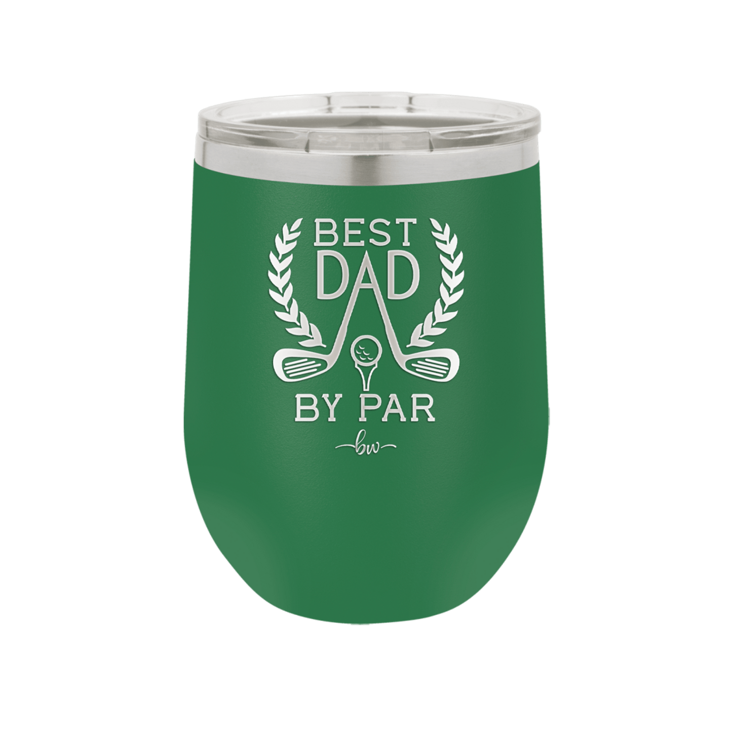 Best Dad by Par 3 Golf Dad - Laser Engraved Stainless Steel Drinkware - 1652 -
