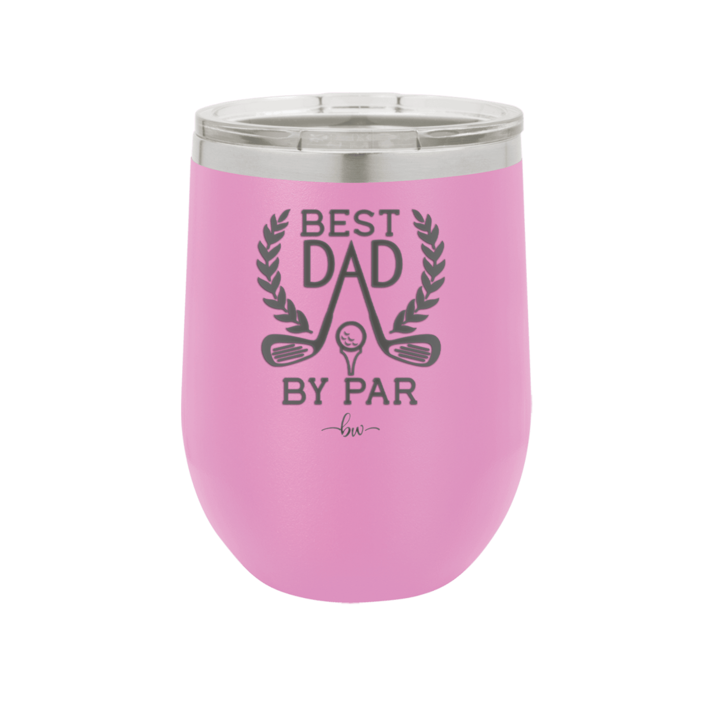 Best Dad by Par 3 Golf Dad - Laser Engraved Stainless Steel Drinkware - 1652 -