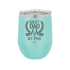 Best Dad by Par 3 Golf Dad - Laser Engraved Stainless Steel Drinkware - 1652 -