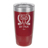 Best Dad by Par 3 Golf Dad - Laser Engraved Stainless Steel Drinkware - 1652 -