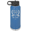 Best Dad by Par 3 Golf Dad - Laser Engraved Stainless Steel Drinkware - 1652 -