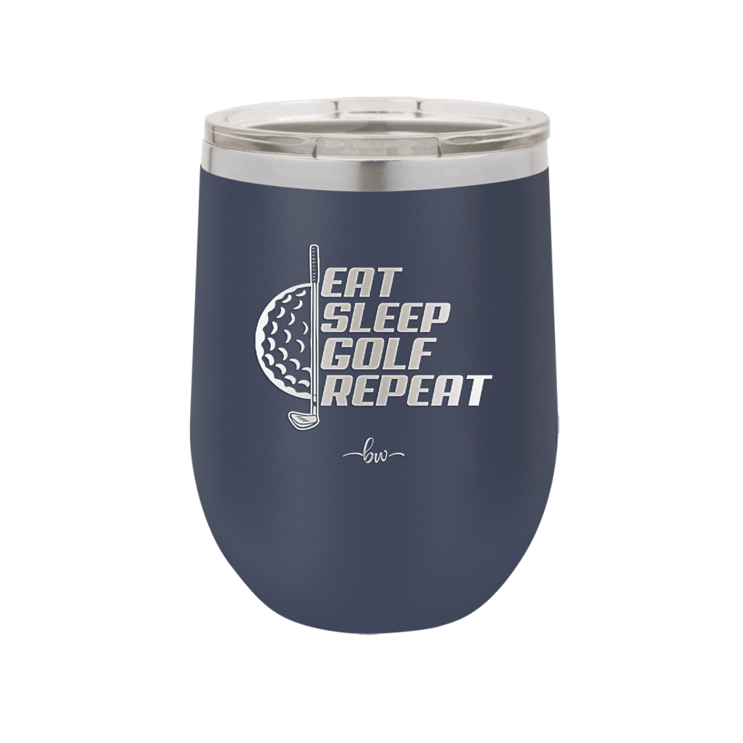Eat Sleep Golf Repeat 2 - Laser Engraved Stainless Steel Drinkware - 1657 -
