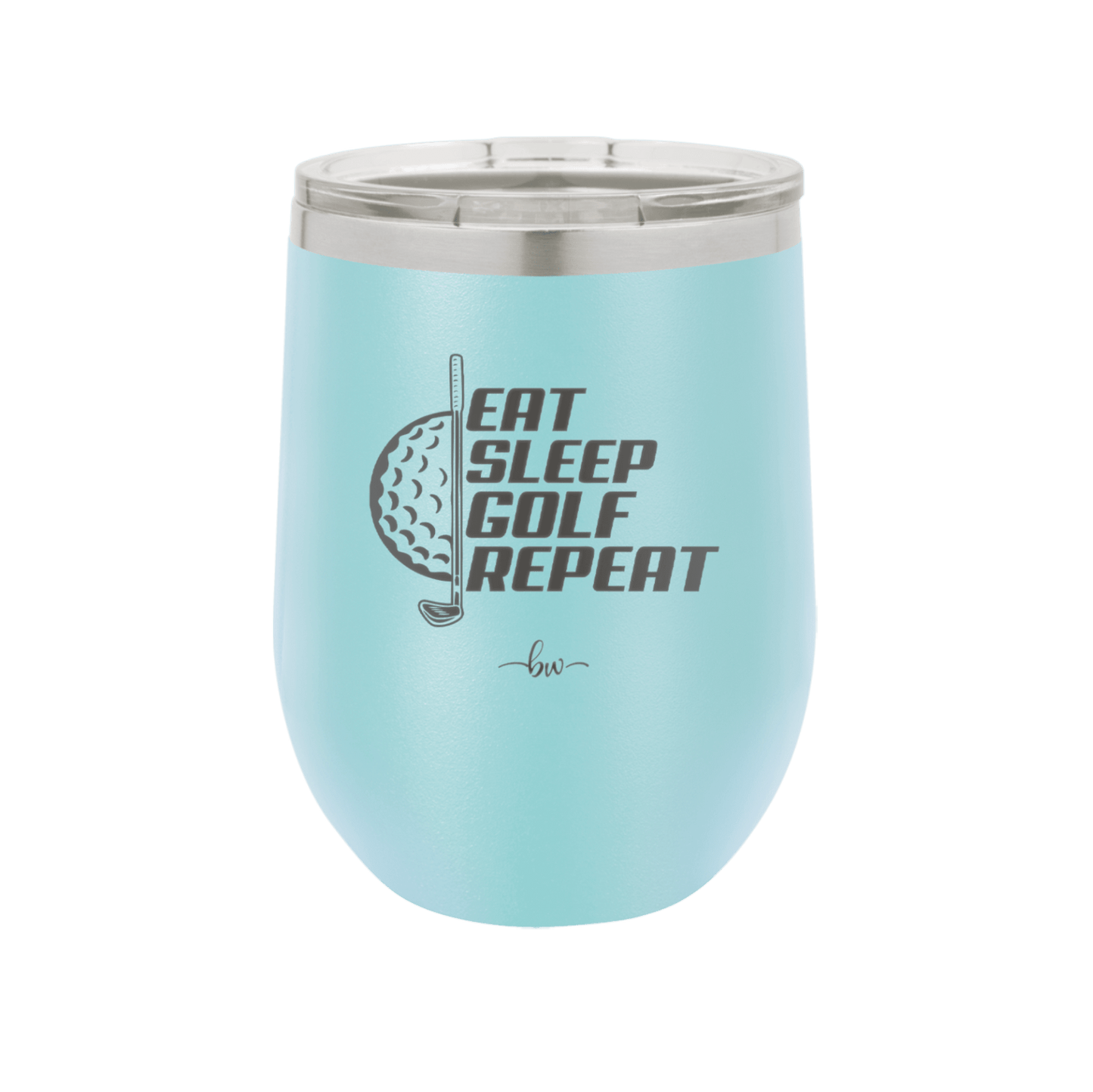 Eat Sleep Golf Repeat 2 - Laser Engraved Stainless Steel Drinkware - 1657 -