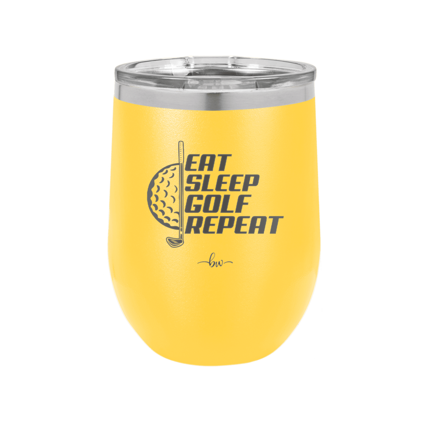Eat Sleep Golf Repeat 2 - Laser Engraved Stainless Steel Drinkware - 1657 -