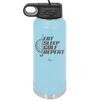Eat Sleep Golf Repeat 2 - Laser Engraved Stainless Steel Drinkware - 1657 -