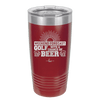 Weekend Forecast Golf with a Chance of Beer 1 - Laser Engraved Stainless Steel Drinkware - 1665 -