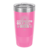 Weekend Forecast Golf with a Chance of Beer 1 - Laser Engraved Stainless Steel Drinkware - 1665 -