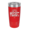 Weekend Forecast Golf with a Chance of Beer 1 - Laser Engraved Stainless Steel Drinkware - 1665 -